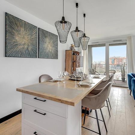 Chlebova - Riverside View Terrace, Free Parking, Gym & Kidsplay By Downtown Apartments 格但斯克 外观 照片