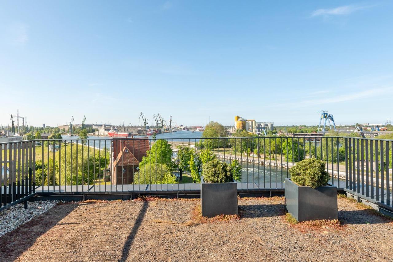 Chlebova - Riverside View Terrace, Free Parking, Gym & Kidsplay By Downtown Apartments 格但斯克 外观 照片