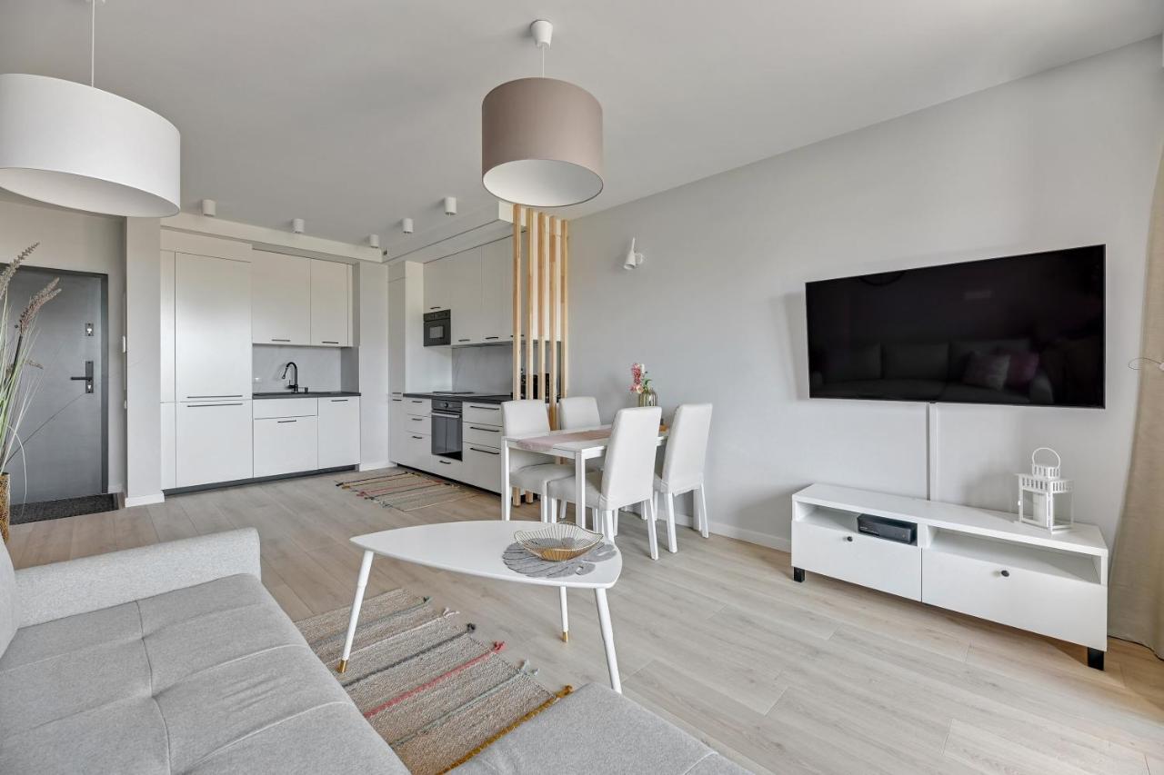Chlebova - Riverside View Terrace, Free Parking, Gym & Kidsplay By Downtown Apartments 格但斯克 外观 照片