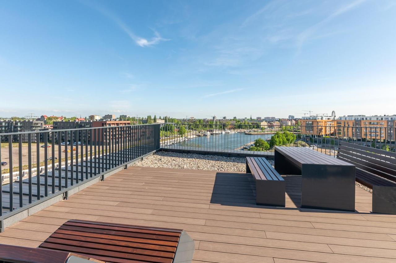Chlebova - Riverside View Terrace, Free Parking, Gym & Kidsplay By Downtown Apartments 格但斯克 外观 照片