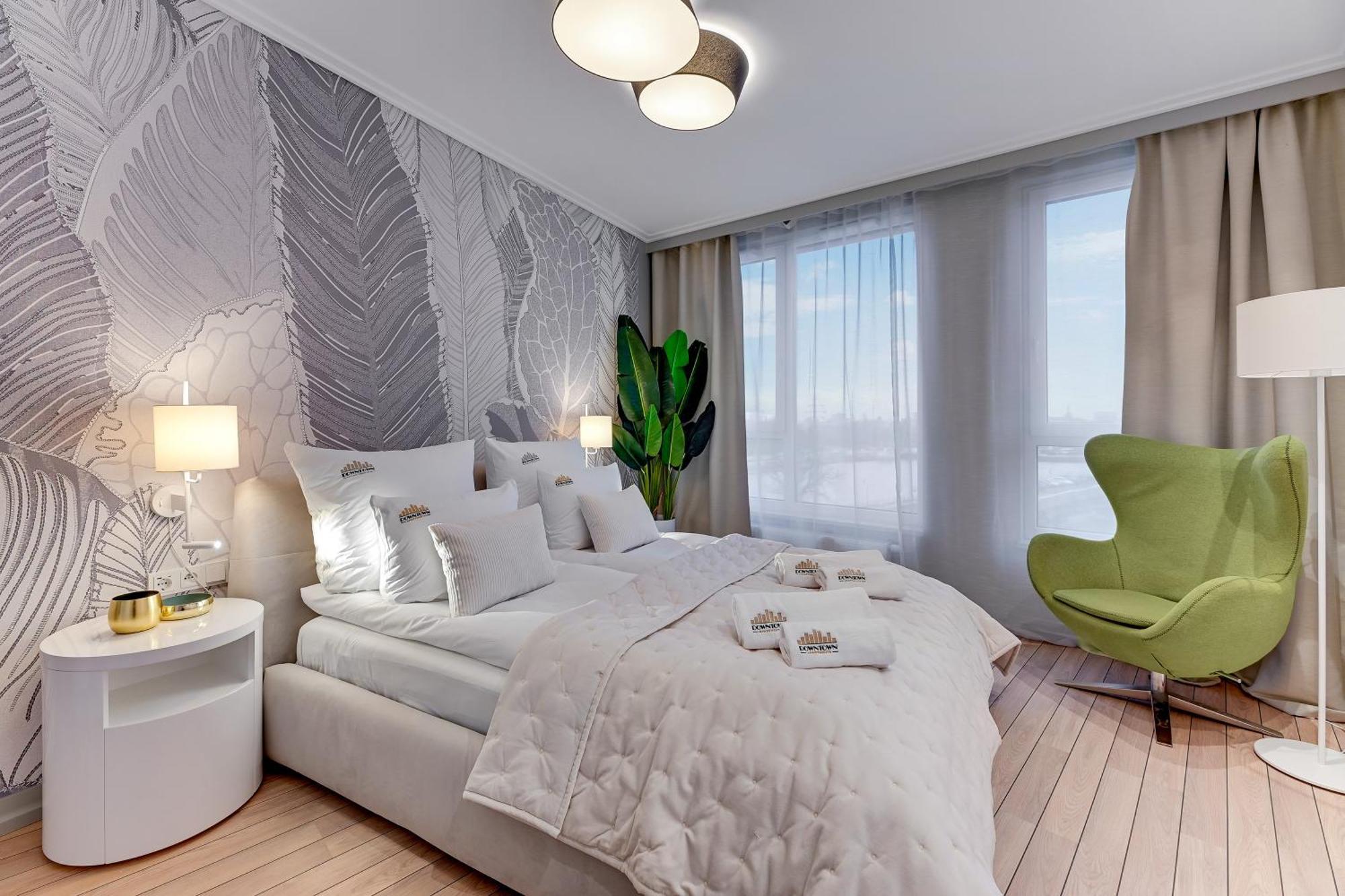 Chlebova - Riverside View Terrace, Free Parking, Gym & Kidsplay By Downtown Apartments 格但斯克 外观 照片