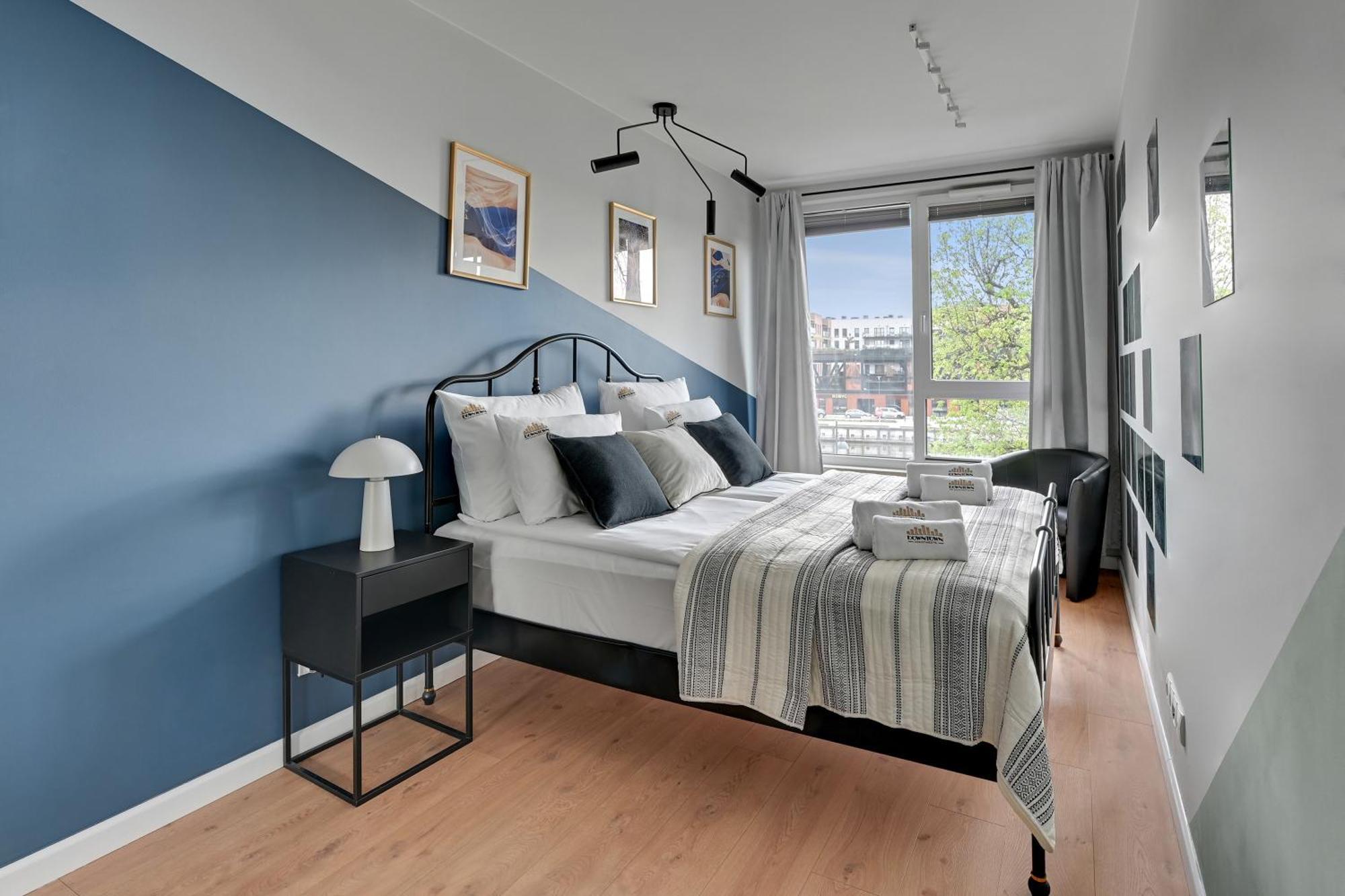 Chlebova - Riverside View Terrace, Free Parking, Gym & Kidsplay By Downtown Apartments 格但斯克 外观 照片