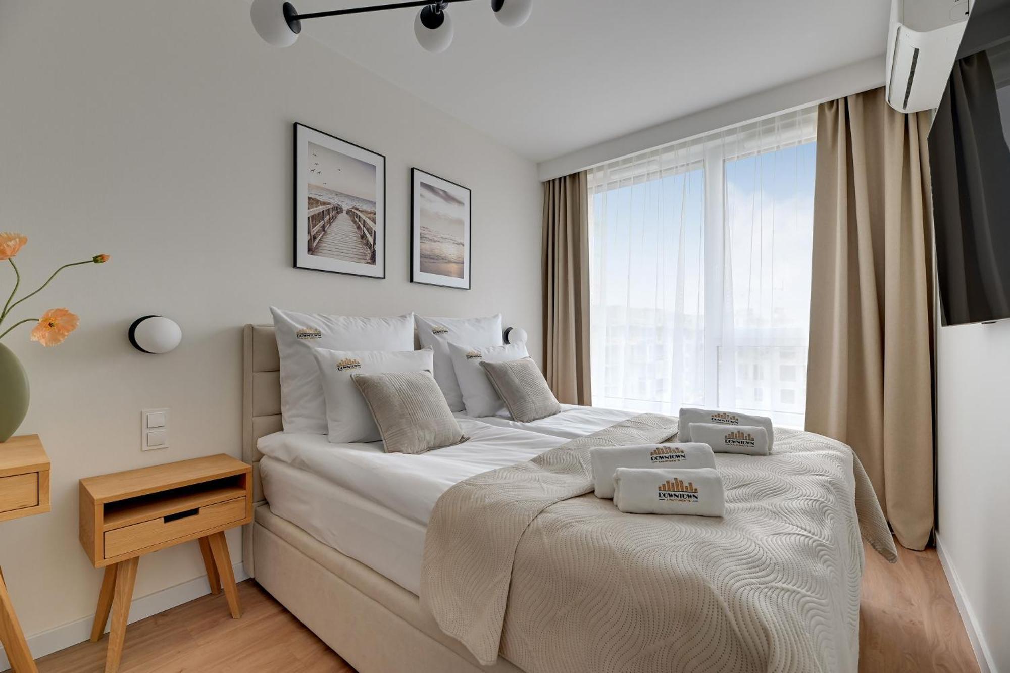 Chlebova - Riverside View Terrace, Free Parking, Gym & Kidsplay By Downtown Apartments 格但斯克 外观 照片