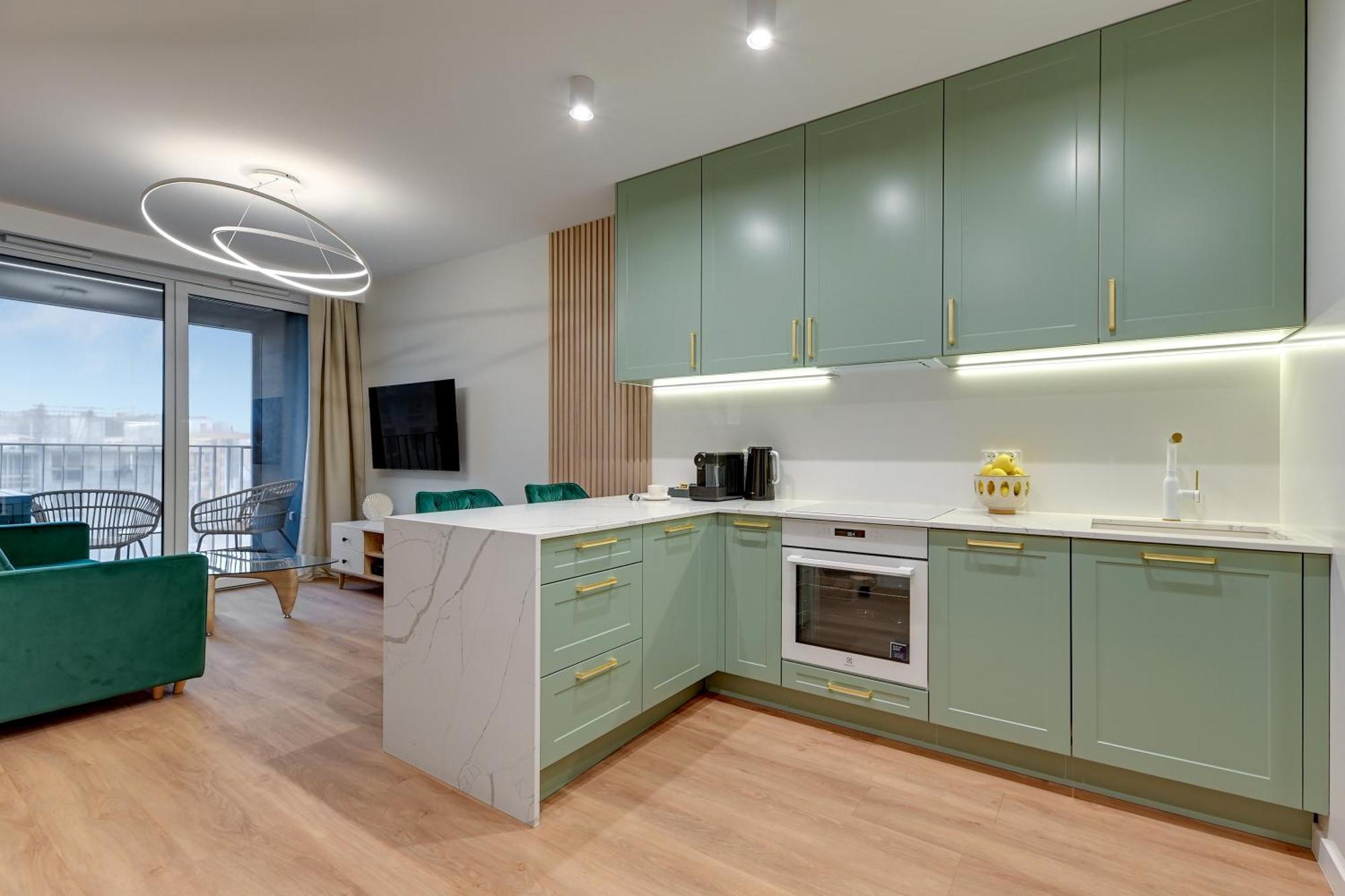 Chlebova - Riverside View Terrace, Free Parking, Gym & Kidsplay By Downtown Apartments 格但斯克 外观 照片